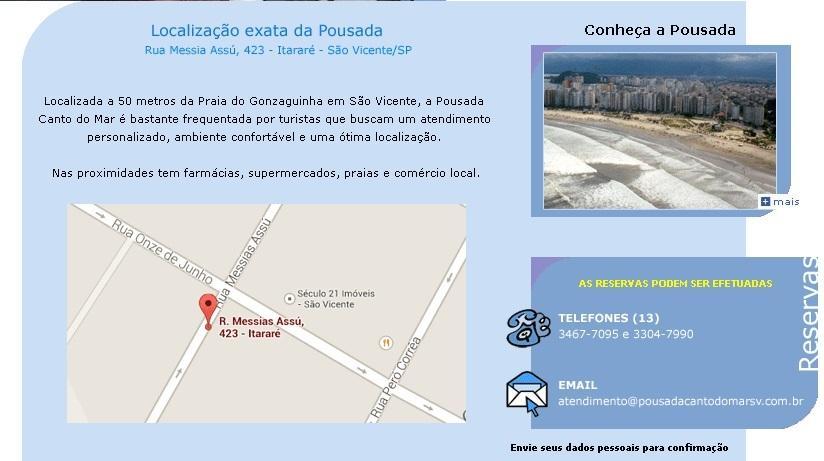 Pousada Canto Do Mar São Vicente Exterior foto